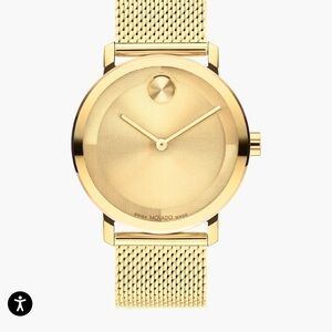 Movado Gold Mesh Watch